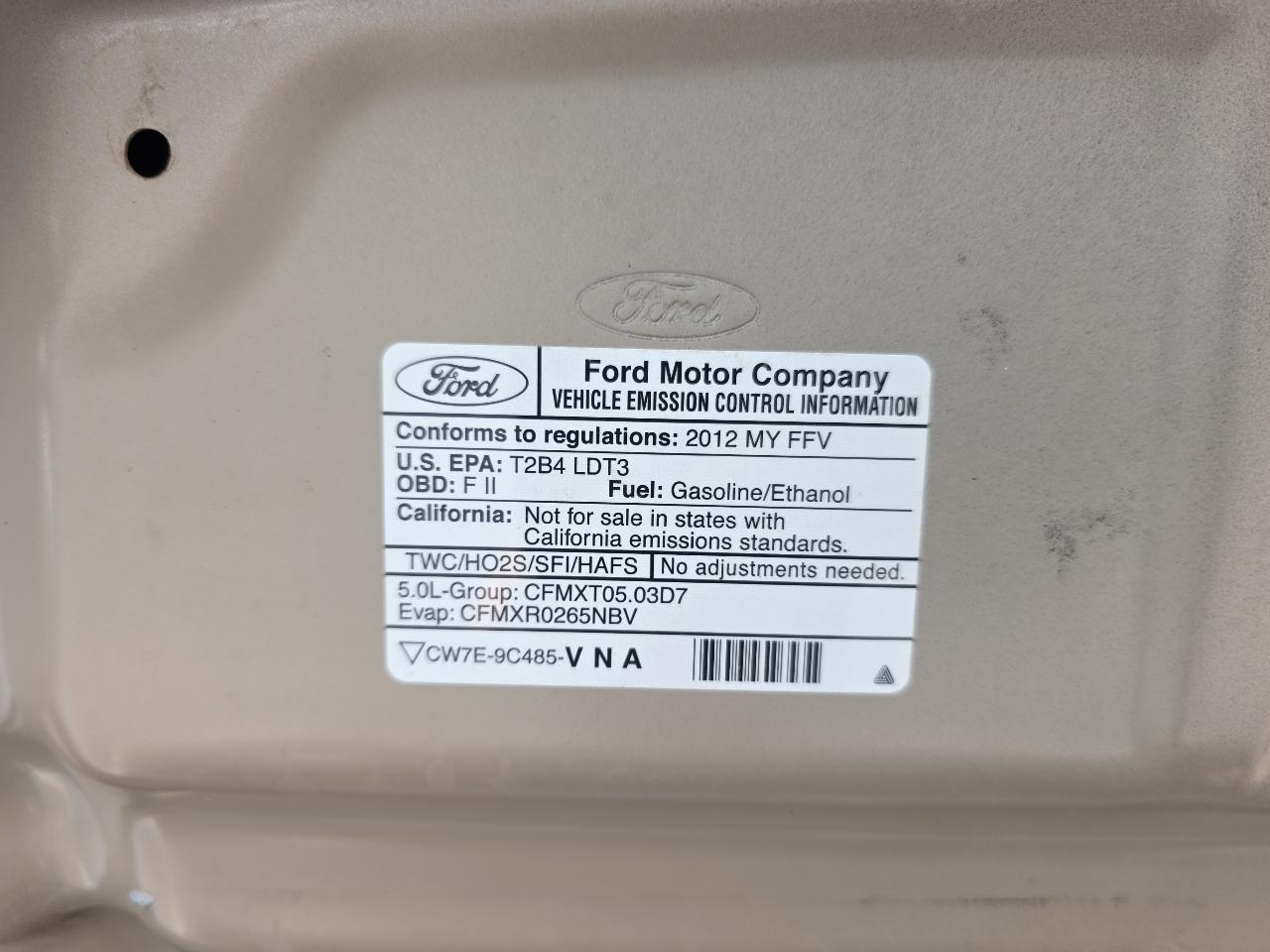 Ford F-150 4WD SuperCrew 145" XLT 2012