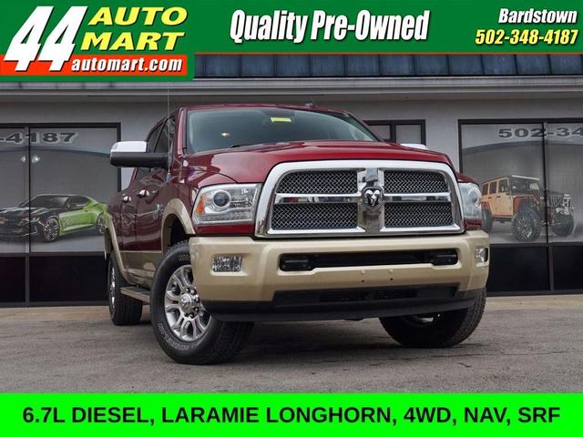 Red 2013 RAM 2500 Pickup Truck Four-Wheel Drive 6-Speed Automatic