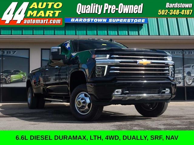 Black 2021 Chevrolet Silverado 3500HD Pickup Truck Four-Wheel Drive Automatic