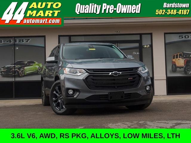 Gray 2021 Chevrolet Traverse SUV / Crossover Four-Wheel Drive 9-Speed Automatic