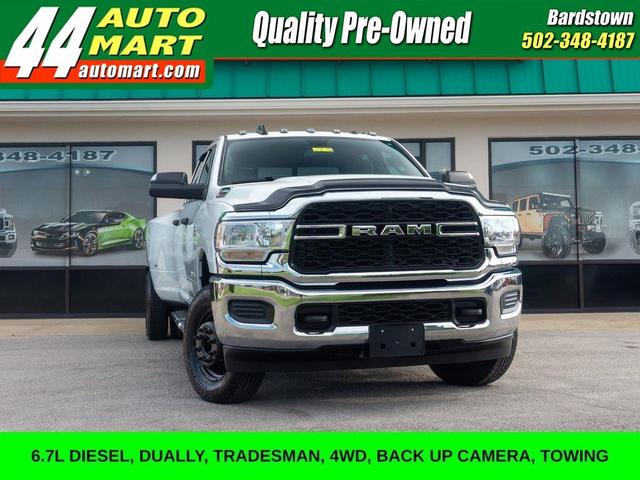 White 2022 RAM 3500 Pickup Truck Four-Wheel Drive 6-Speed Automatic
