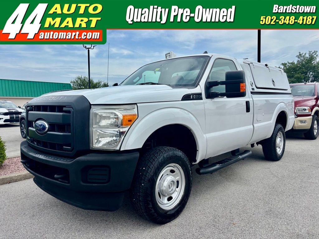 White 2013 Ford F-250 Super Duty Pickup Truck Four-Wheel Drive 6-Speed Automatic