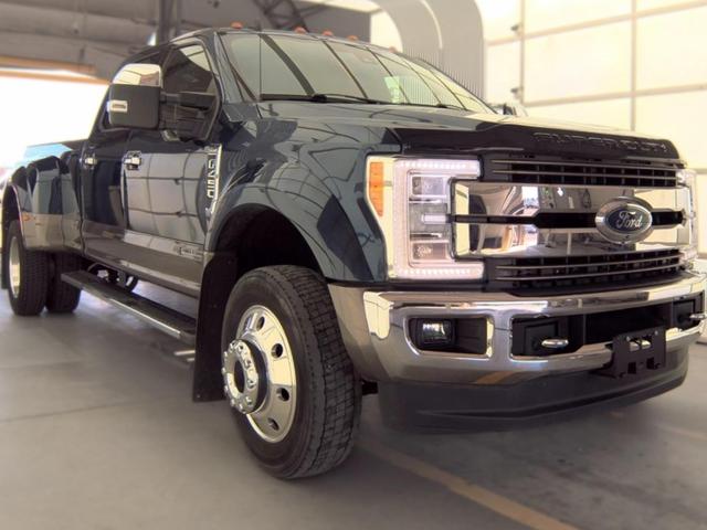 Blue 2019 Ford F-450 Super Duty Pickup Truck Four-Wheel Drive 6-Speed Automatic