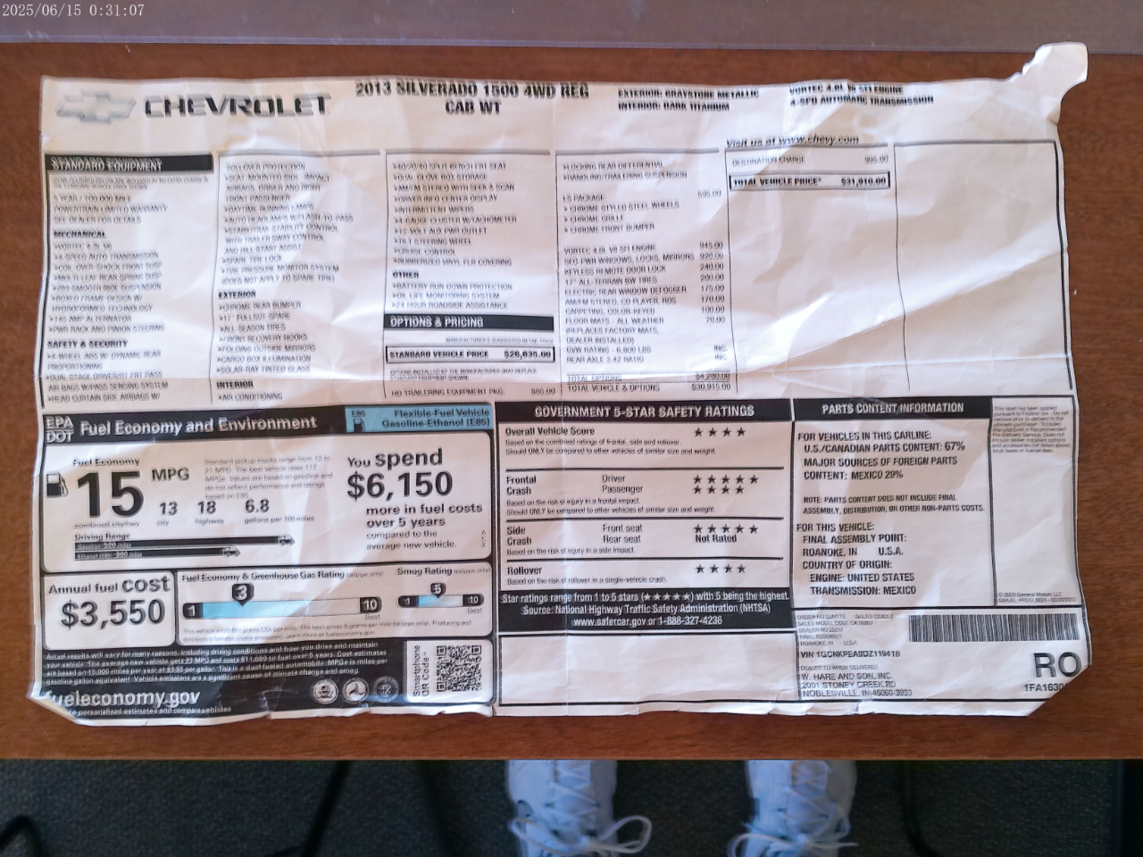 Chevrolet Silverado 1500  2013