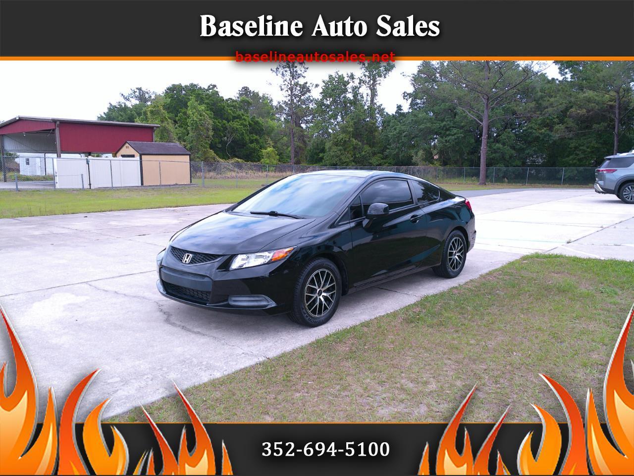 2012 Honda Civic LX Coupe 5-Speed MT