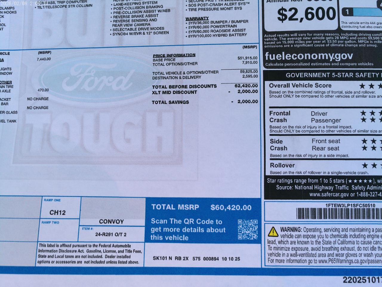 Ford F-150 XLT SuperCrew 4WD 2025