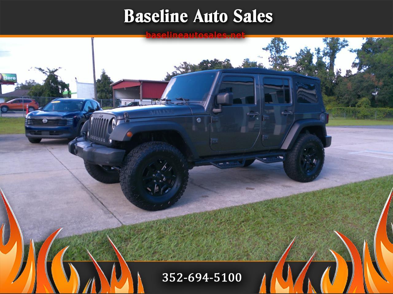 2016 Jeep Wrangler Unlimited Willys Sport 4x4