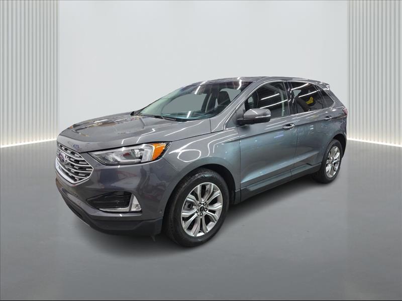 Gray 2024 Ford Edge Titanium AWD SUV / Crossover All-Wheel Drive Automatic