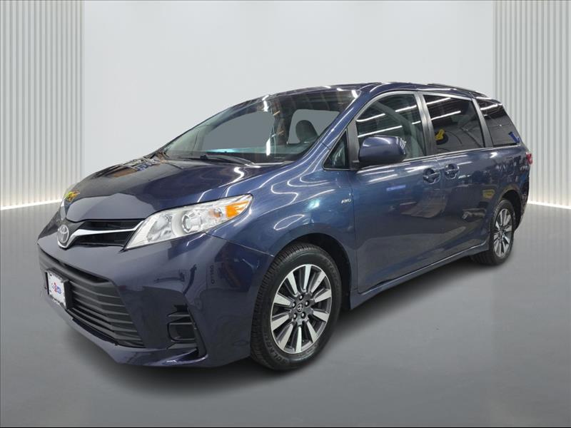 Blue 2020 Toyota Sienna Minivan All-Wheel Drive Automatic