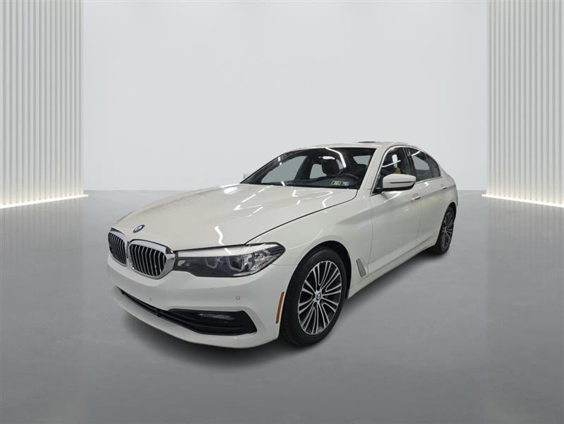 White 2018 BMW 5 Series Sedan All-Wheel Drive Automatic