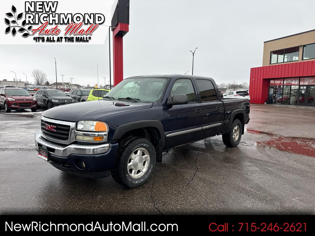 GMC Sierra 1500 SLE Crew Cab Short Bed 4WD 2005