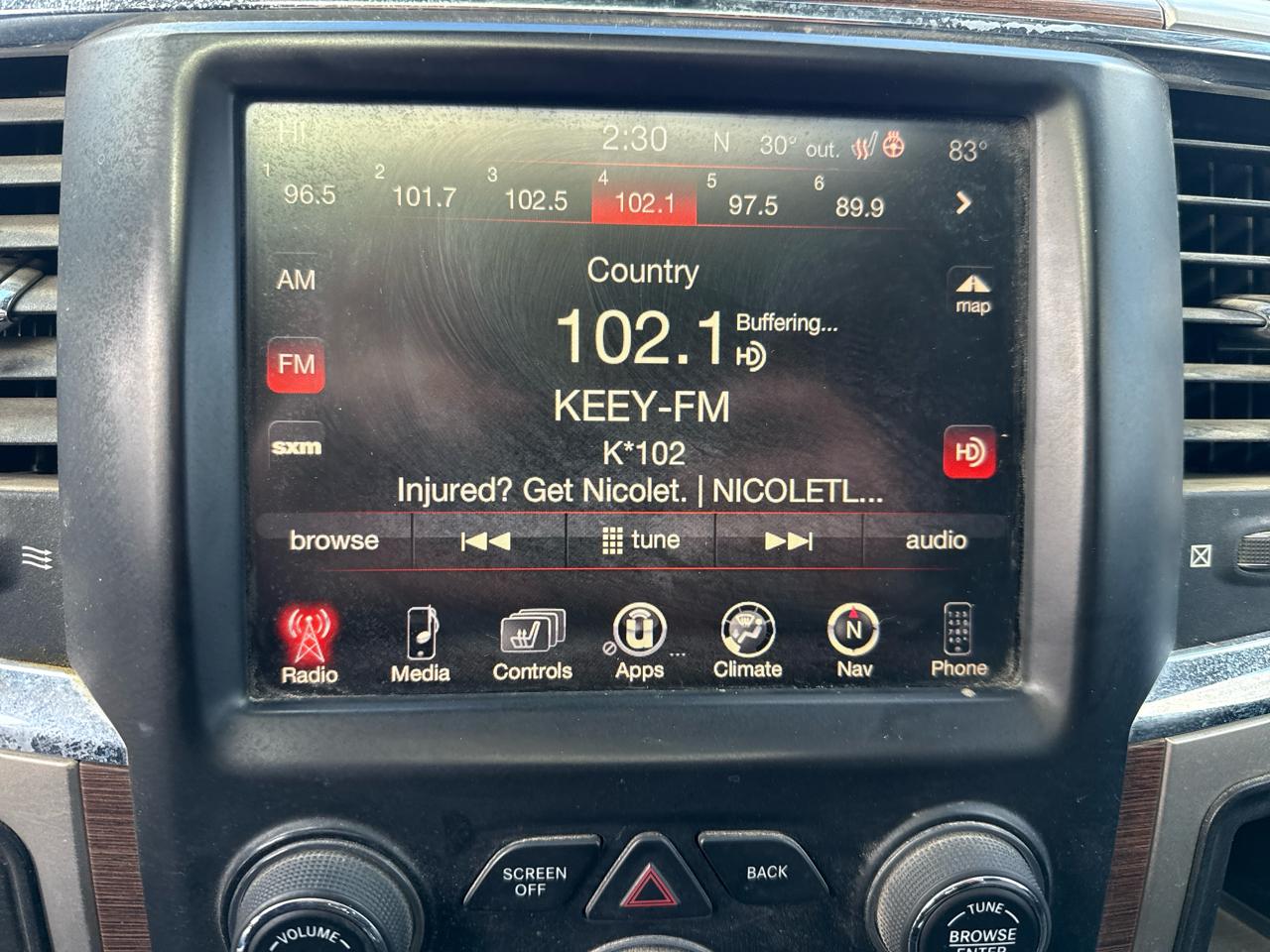 RAM 2500 Laramie Crew Cab SWB 4WD 2015