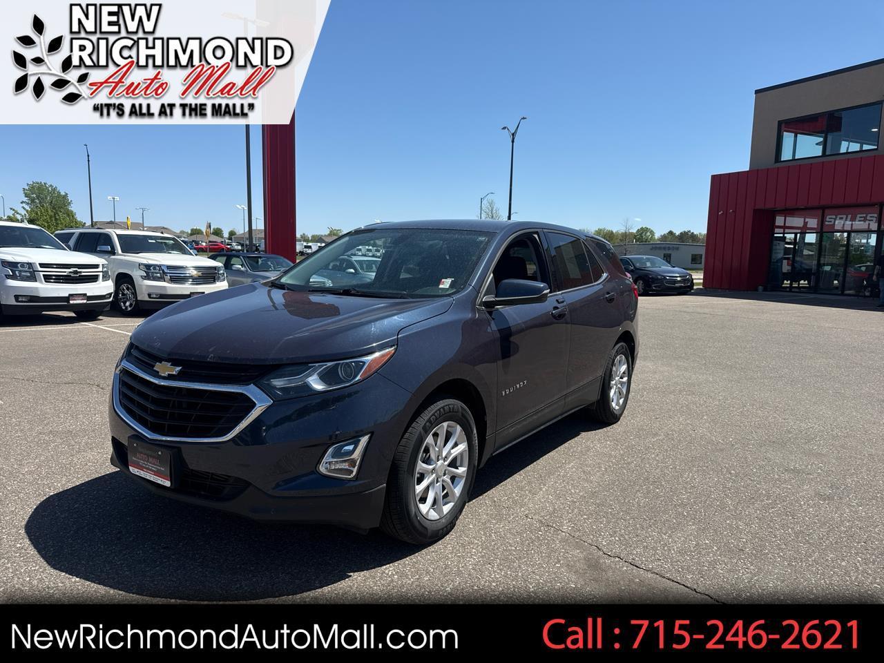 Blue 2019 Chevrolet Equinox SUV / Crossover Front-Wheel Drive Automatic