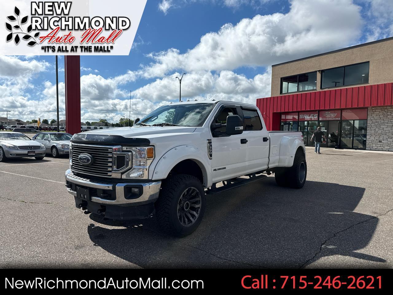 White 2021 Ford F-350 Super Duty Pickup Truck Four-Wheel Drive Automatic