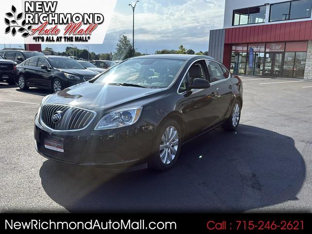 Black 2016 Buick Verano Sedan Front-Wheel Drive Automatic