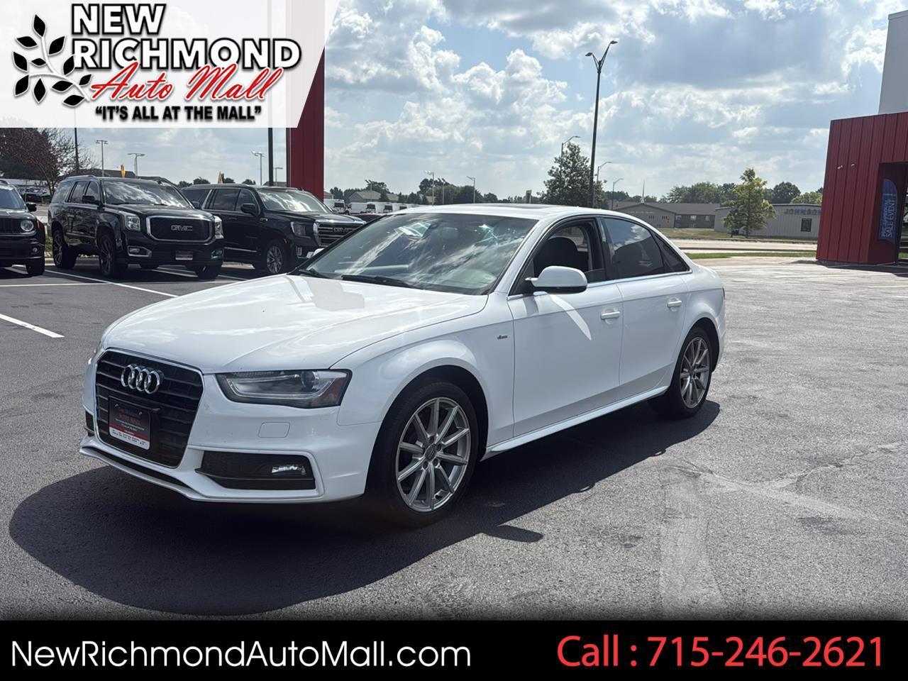 2015 Audi A4 2.0 T Sedan FrontTrak Multitronic