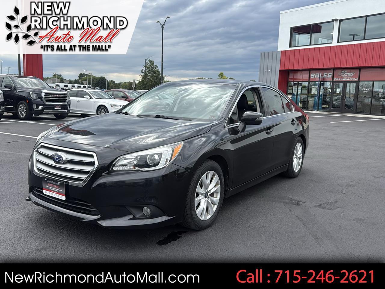Black 2017 Subaru Legacy Sedan All-Wheel Drive Automatic