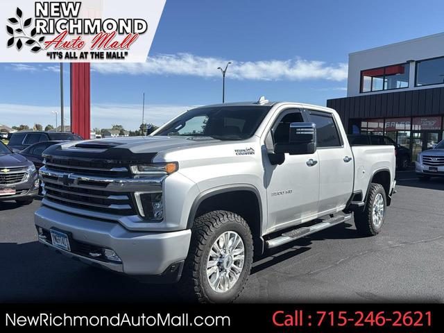 Silver 2022 Chevrolet Silverado 3500HD Pickup Truck Four-Wheel Drive Automatic