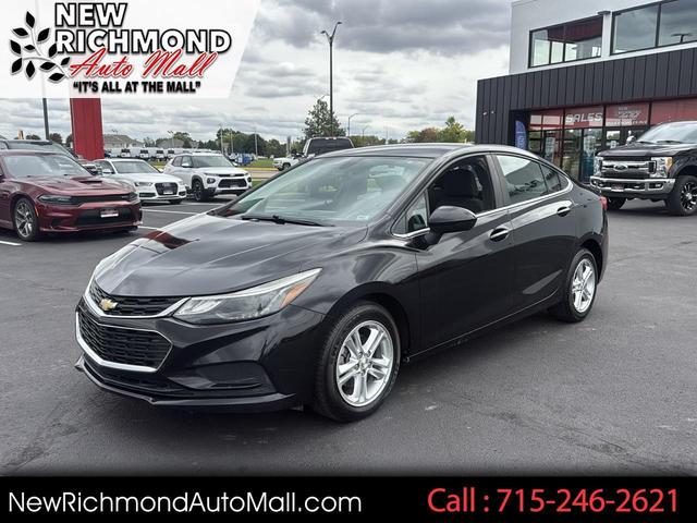 Black 2017 Chevrolet Cruze Sedan Front-Wheel Drive Automatic