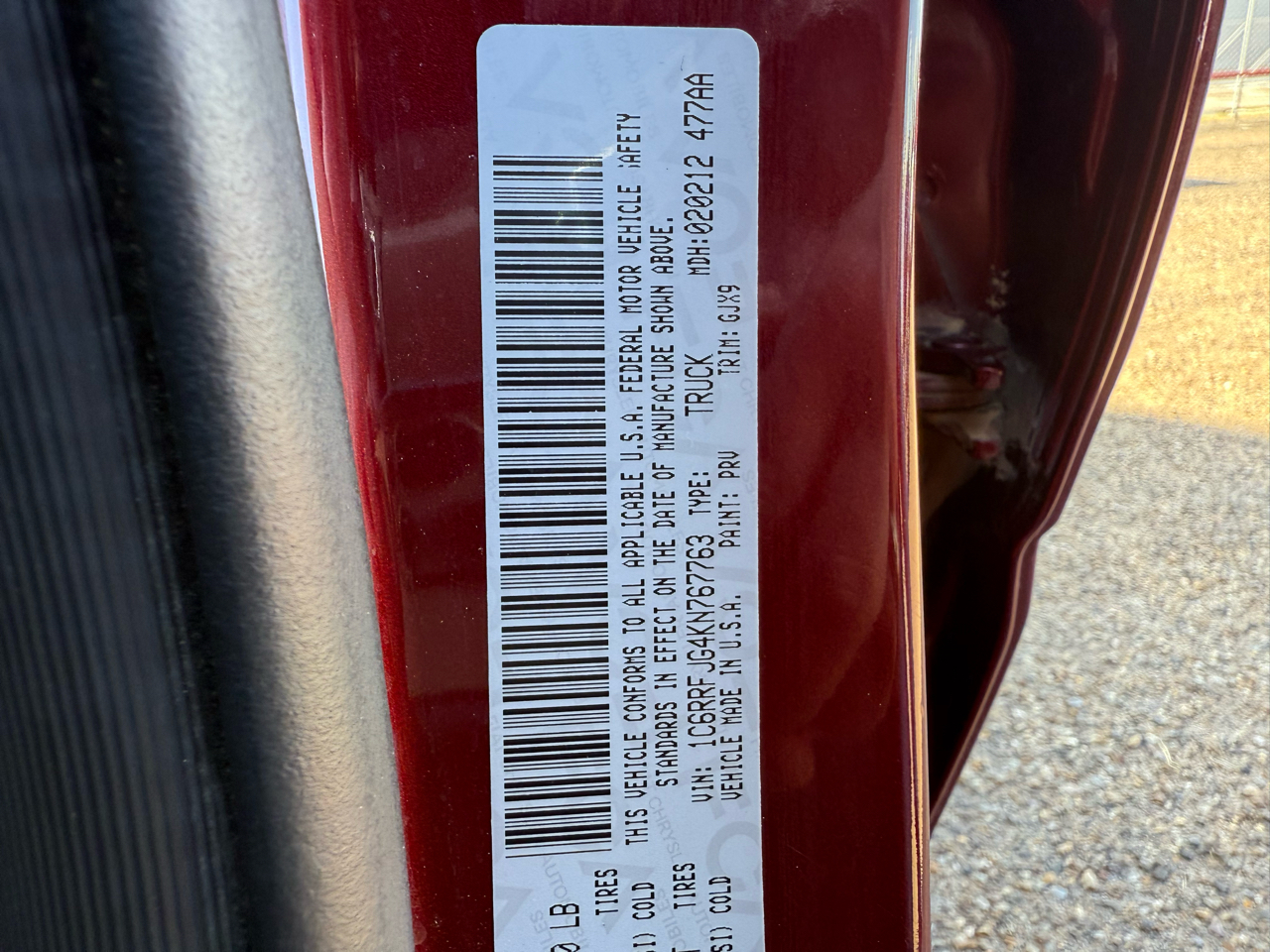 RAM 1500 Laramie Crew Cab SWB 4WD 2019