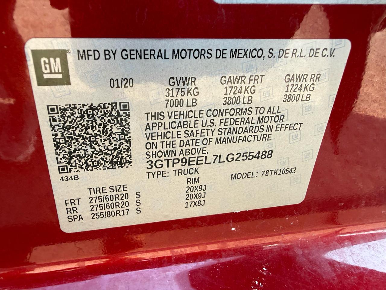 GMC Sierra 1500 AT4 Crew Cab Short Box 4WD 2020