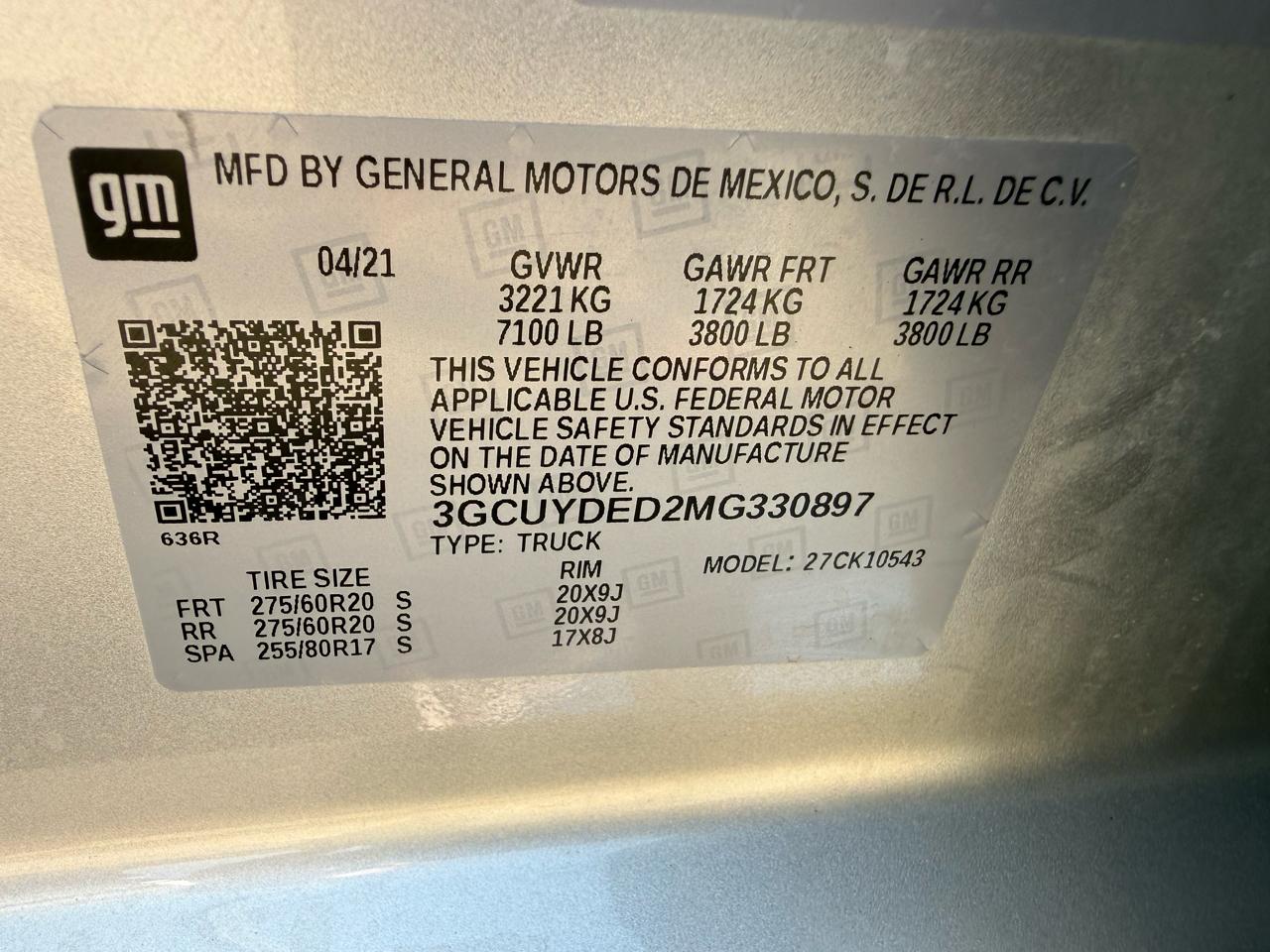 Chevrolet Silverado 1500 1LT Crew Cab 4WD 2021