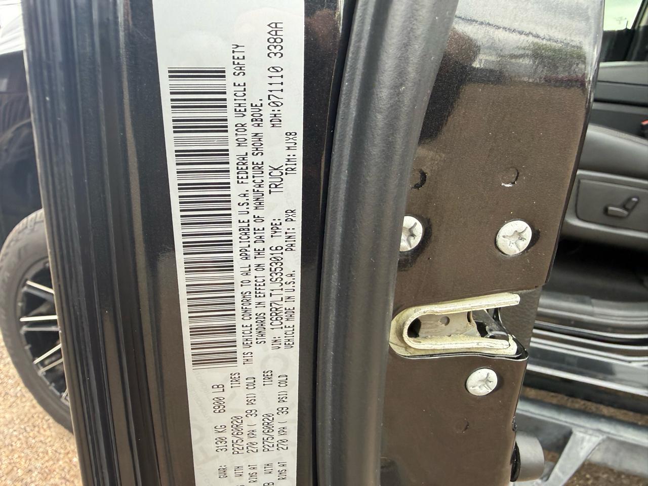 RAM 1500 SLT Crew Cab SWB 4WD 2018