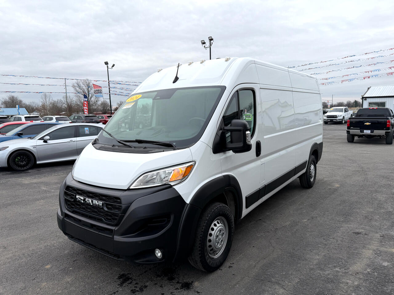 RAM ProMaster Cargo Van Tradesman 2500 High Roof 159" WB w/Pass Seat 2024