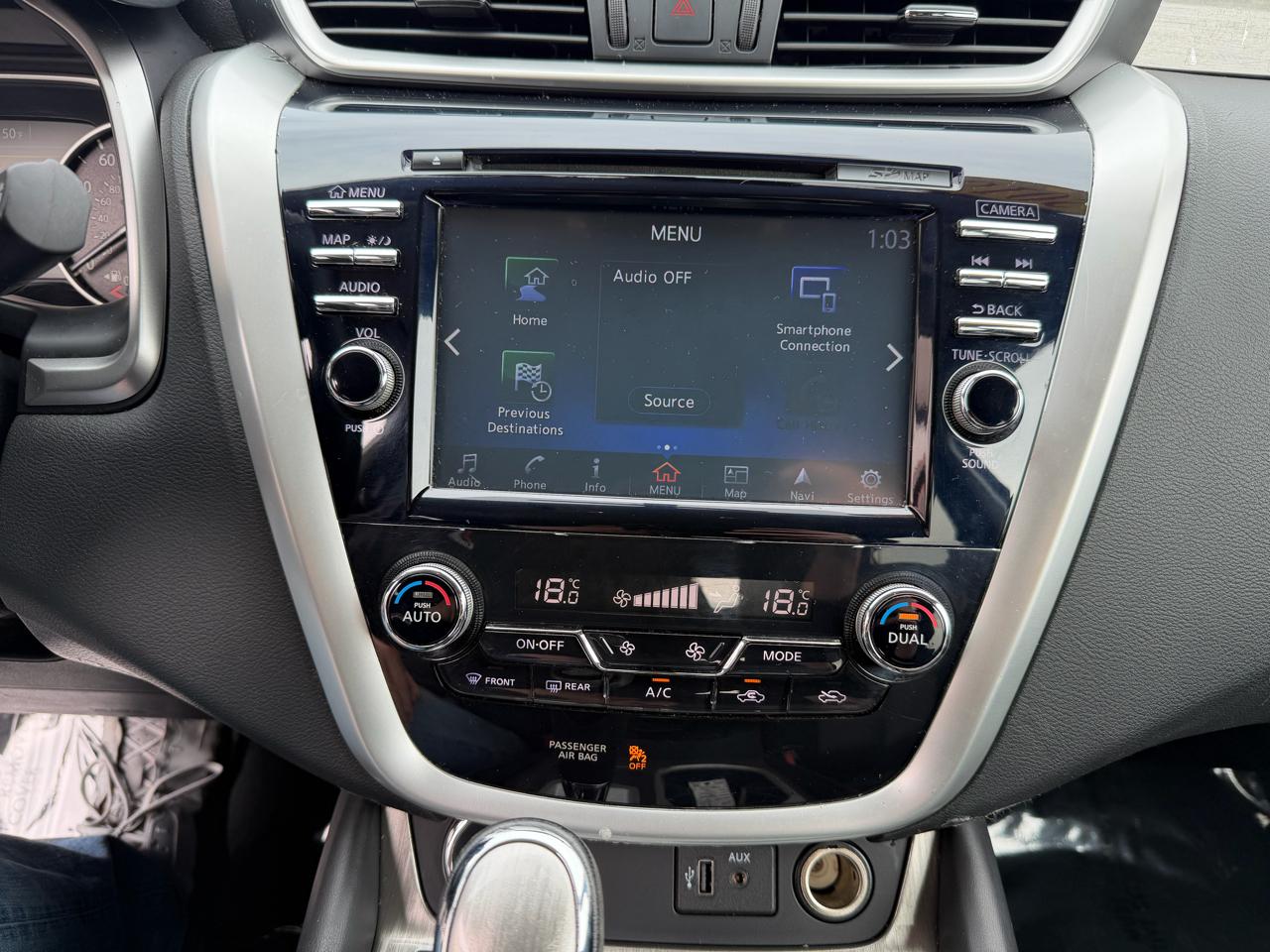 Nissan Murano AWD Platinum 2018