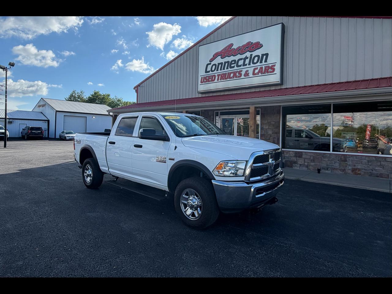 White 2018 RAM 2500 Pickup Truck Four-Wheel Drive Automatic