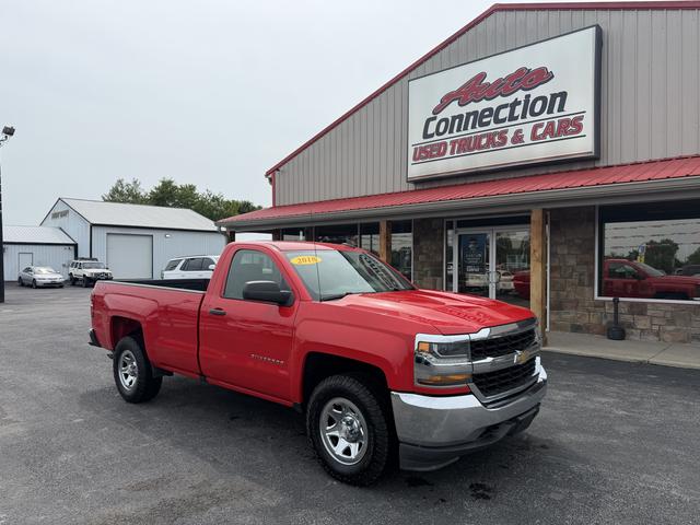 Red 2018 Chevrolet Silverado 1500 Pickup Truck Four-Wheel Drive Automatic