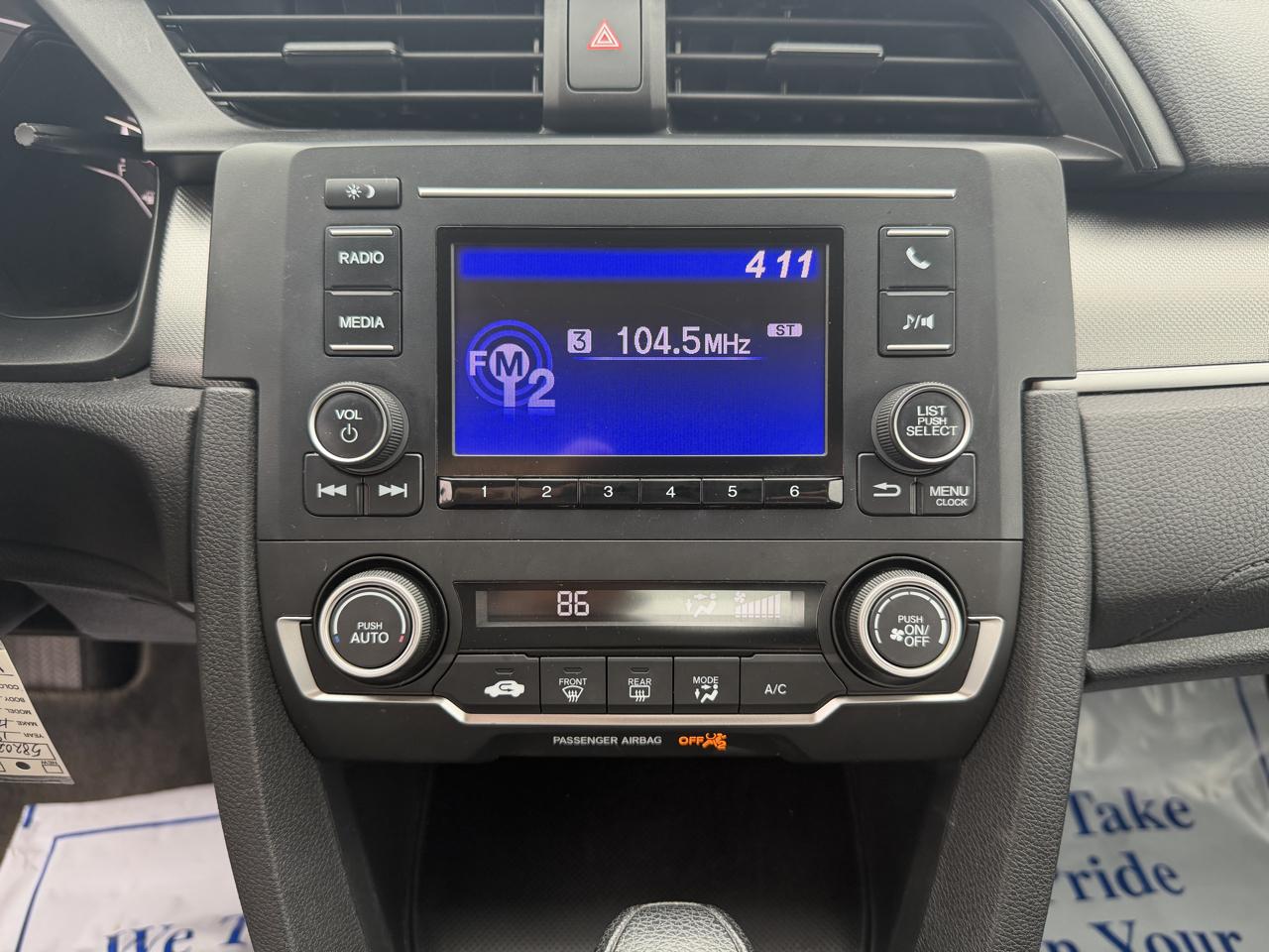 Honda Civic Sedan LX CVT 2018