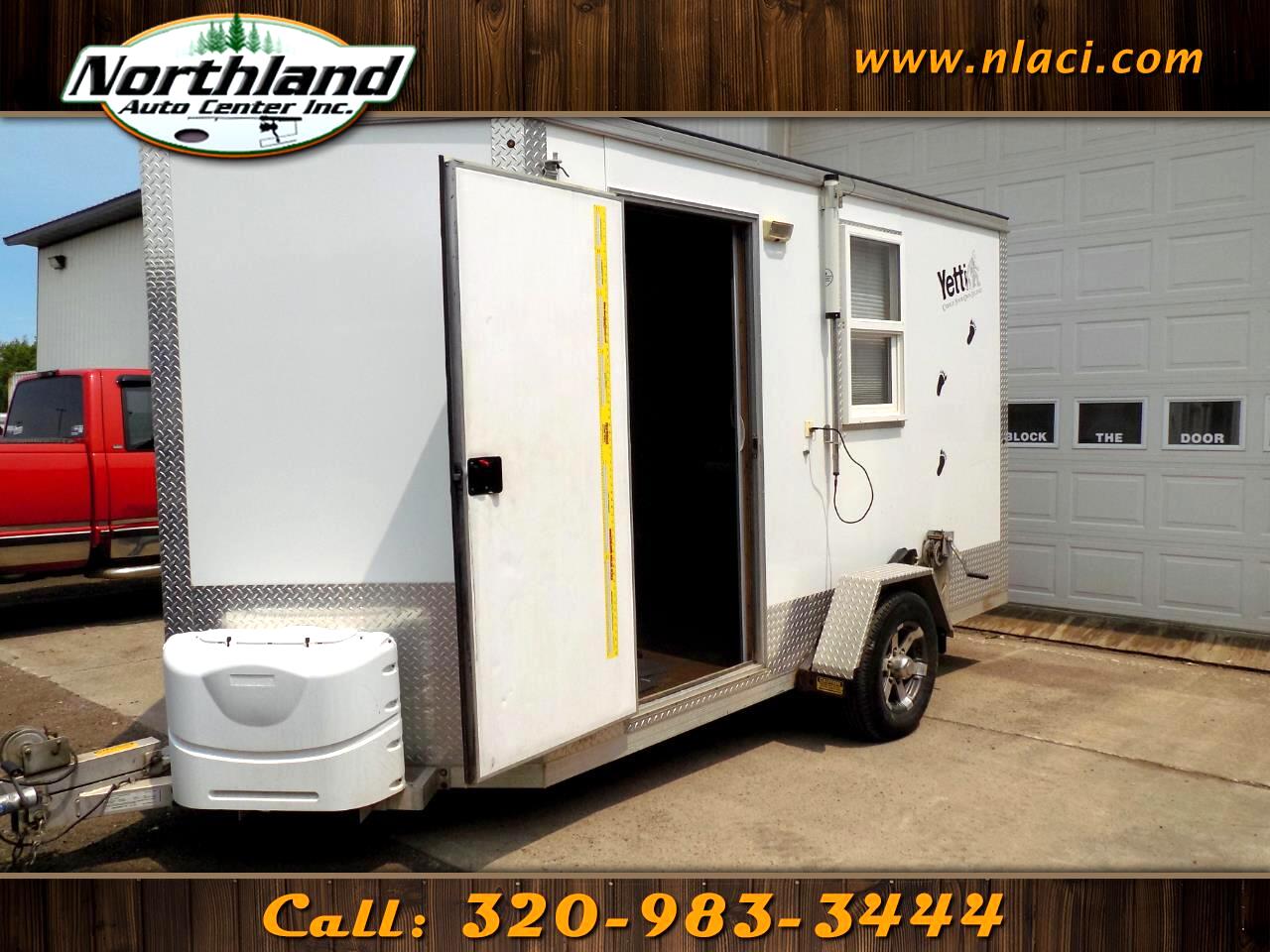 Used 2013 Yetti Fish House 6.5X12 WITH RAMP DOOR for Sale in Milaca MN