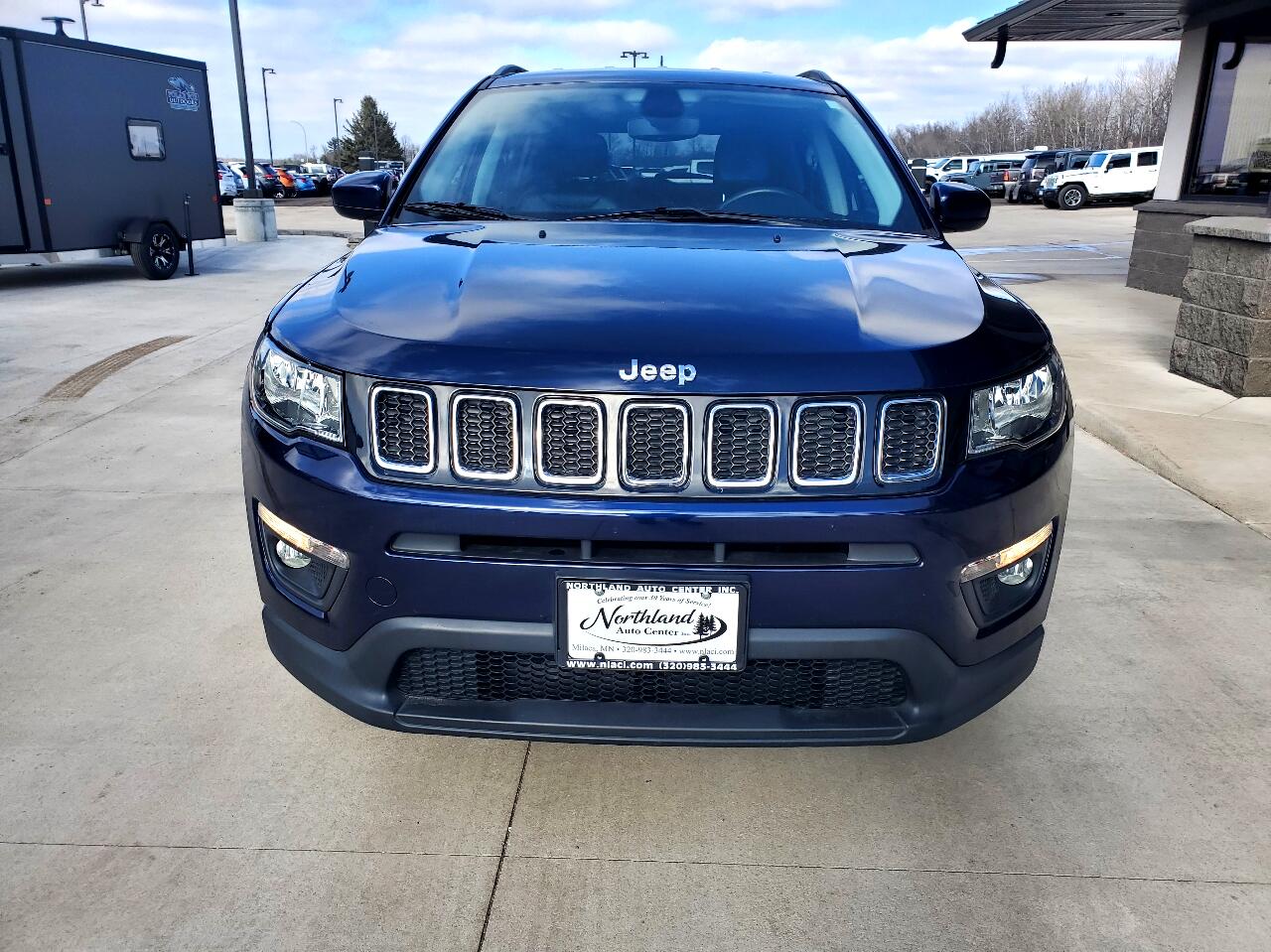 Used 2018 Jeep Compass Latitude with VIN 3C4NJDBB9JT455443 for sale in Milaca, Minnesota