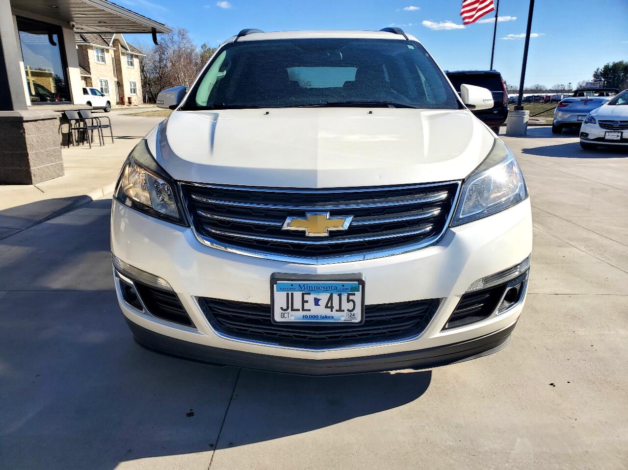 Used 2015 Chevrolet Traverse 2LT with VIN 1GNKRHKD3FJ183787 for sale in Milaca, Minnesota