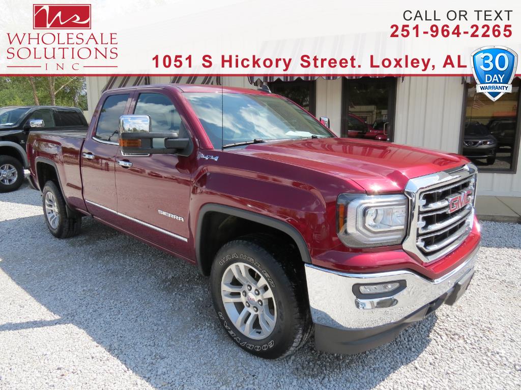 Used 2016 GMC Sierra 1500 4WD Double Cab 143.5" SLT for Sale in Loxley AL 36551 Wholesale
