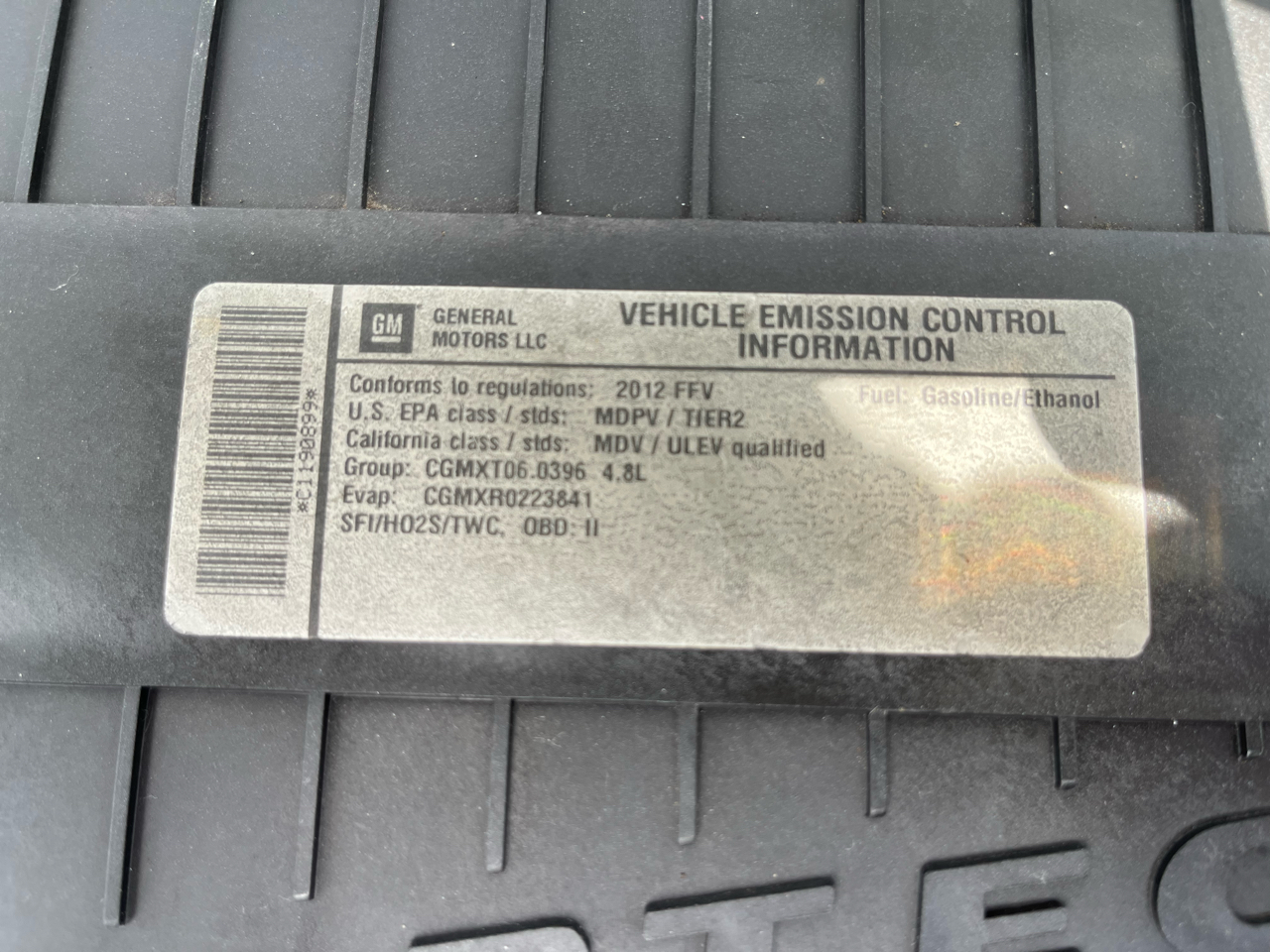 Chevrolet Express 2500 Cargo 2012