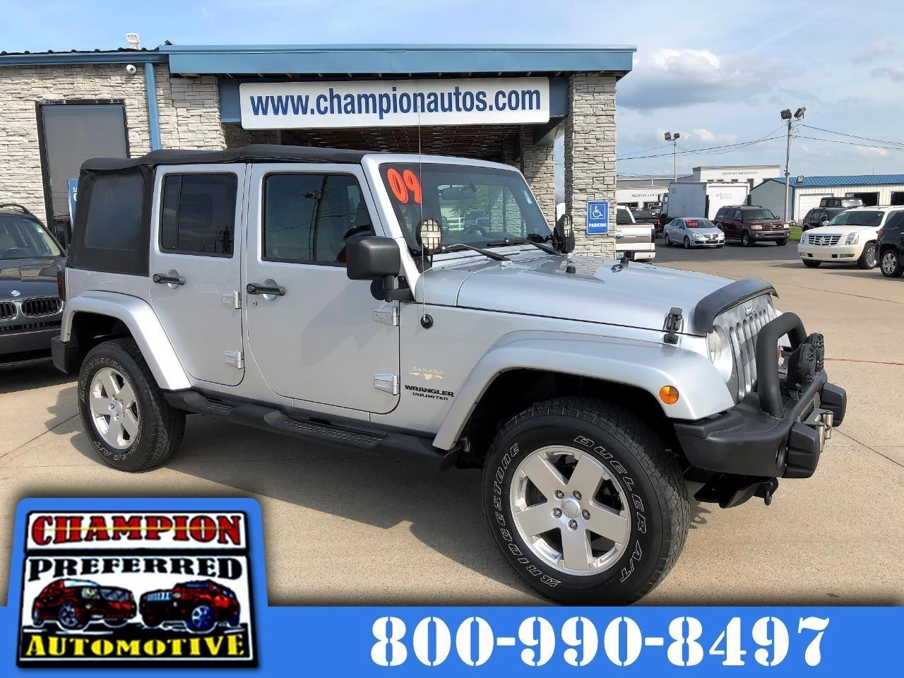 Used 2009 Jeep Wrangler Unlimited 4WD 4dr Sahara for Sale in
