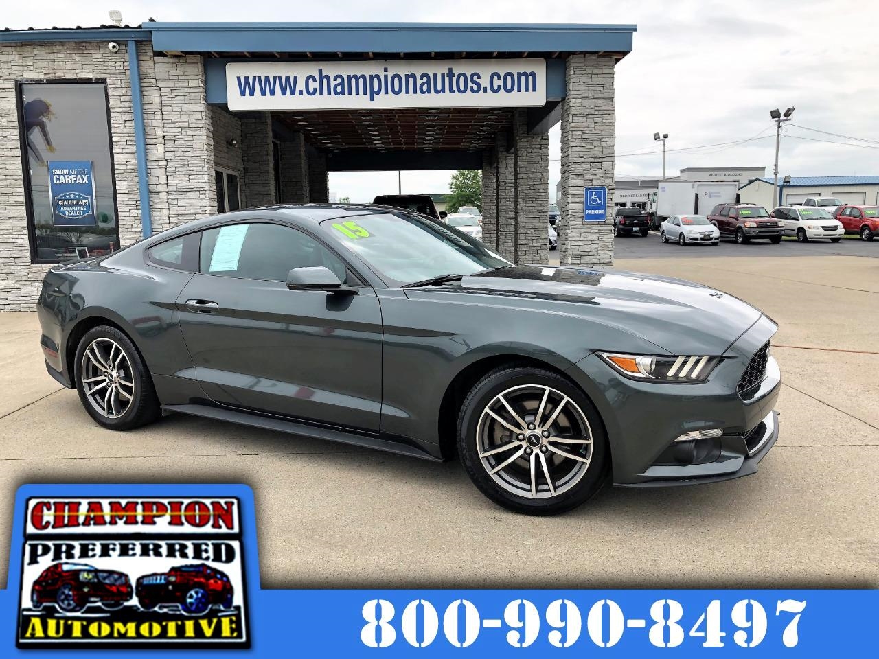Used 2015 Ford Mustang 2dr Fastback EcoBoost Premium for Sale in