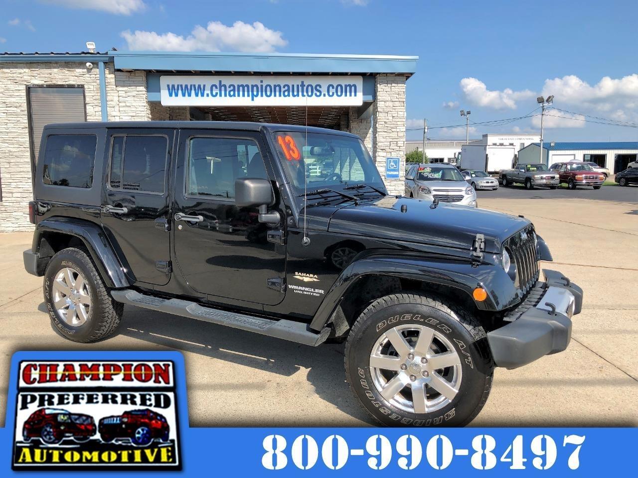 Used 2013 Jeep Wrangler Unlimited 4WD 4dr Sahara for Sale in