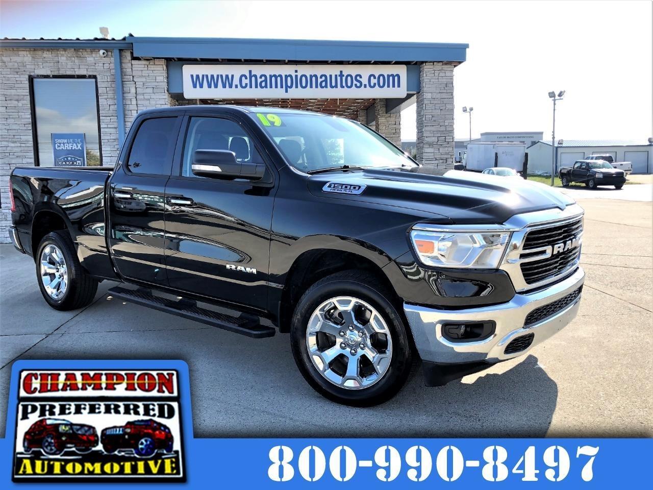 Used 2019 RAM 1500 Big Horn/Lone Star 4x4 Quad Cab 6'4" Box for Sale in
