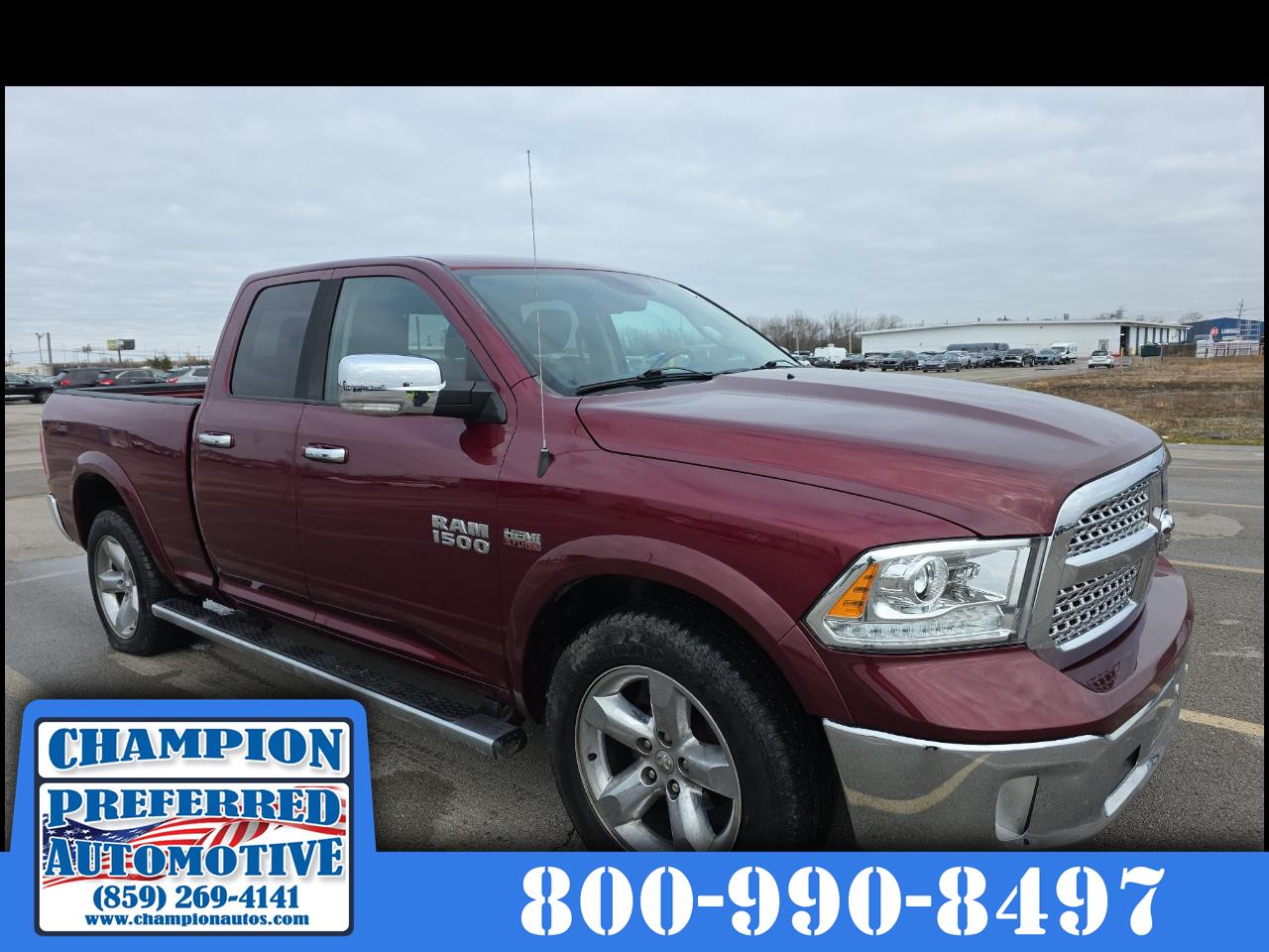 2017 RAM 1500 Laramie 4x4 Quad Cab 6'4" Box
