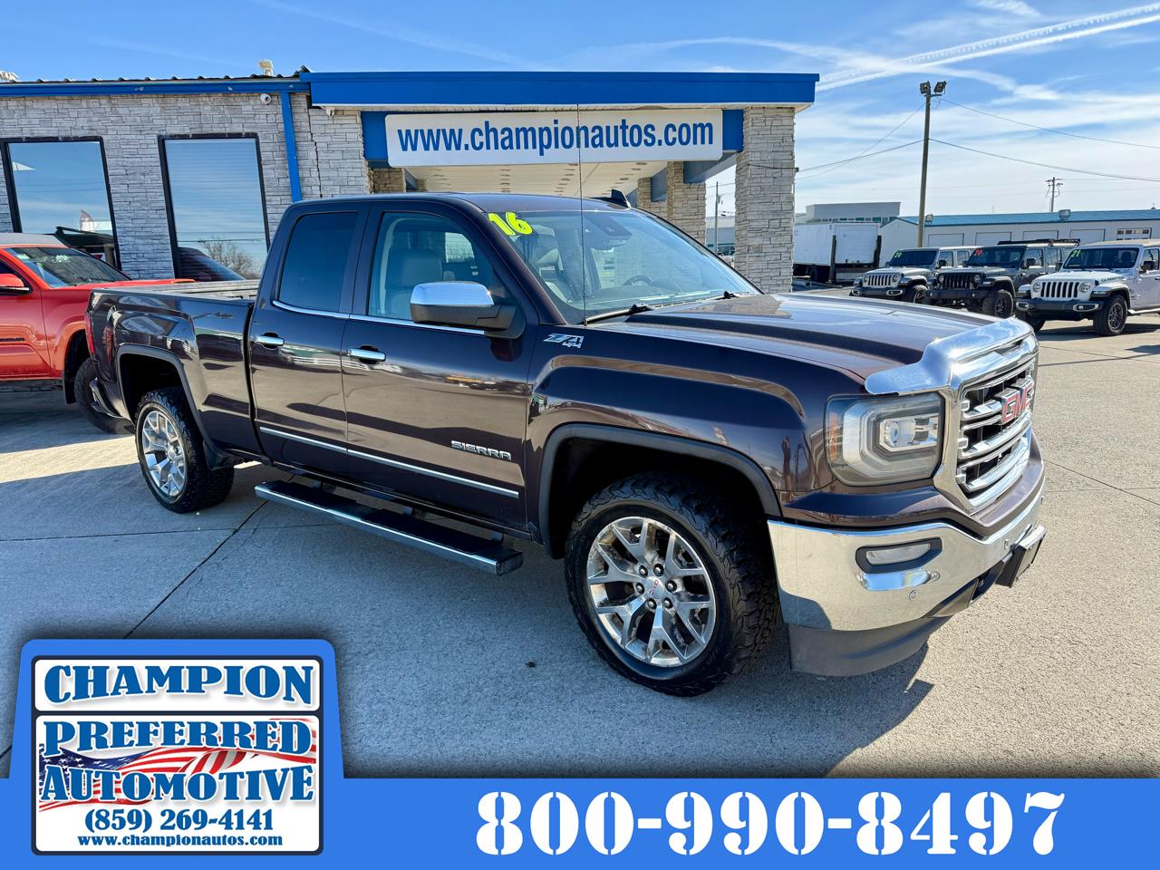 2016 GMC Sierra 1500 4WD Double Cab 143.5" SLT