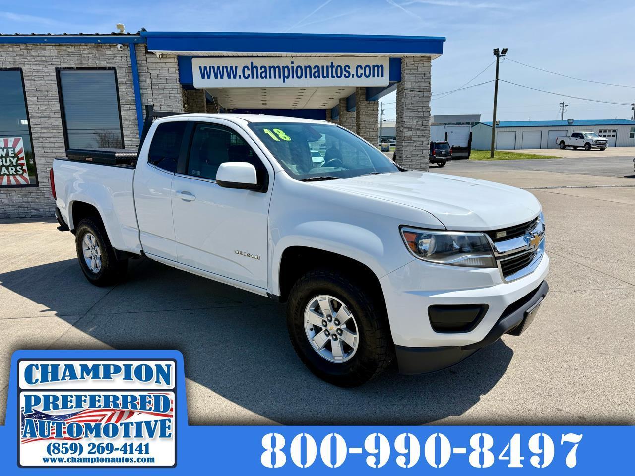 2018 Chevrolet Colorado 2WD Ext Cab 128.3" Work Truck