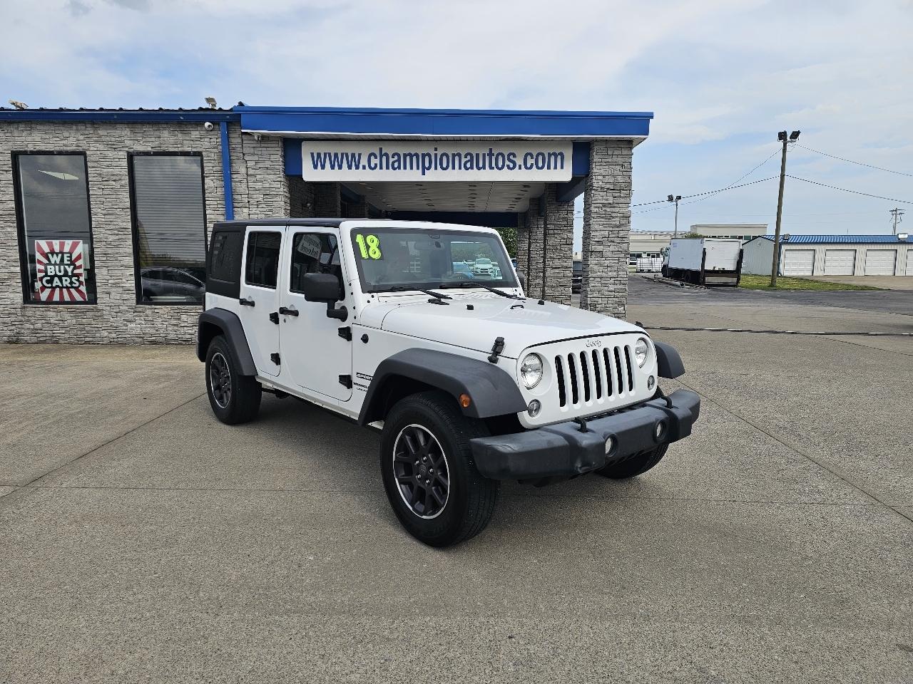 Jeep Wrangler JK Unlimited Sport 4x4 2018