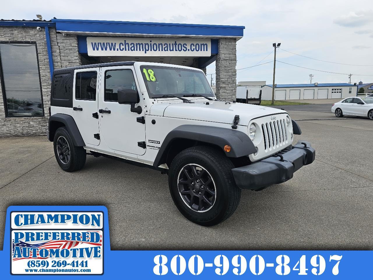 Jeep Wrangler JK Unlimited Sport 4x4 2018
