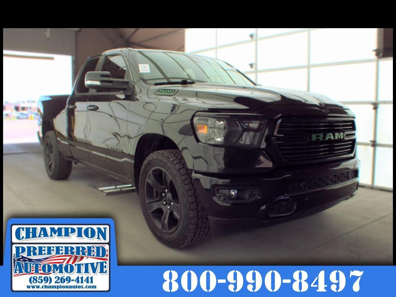 RAM 1500 Big Horn 4x4 Quad Cab 6'4" Box 2021