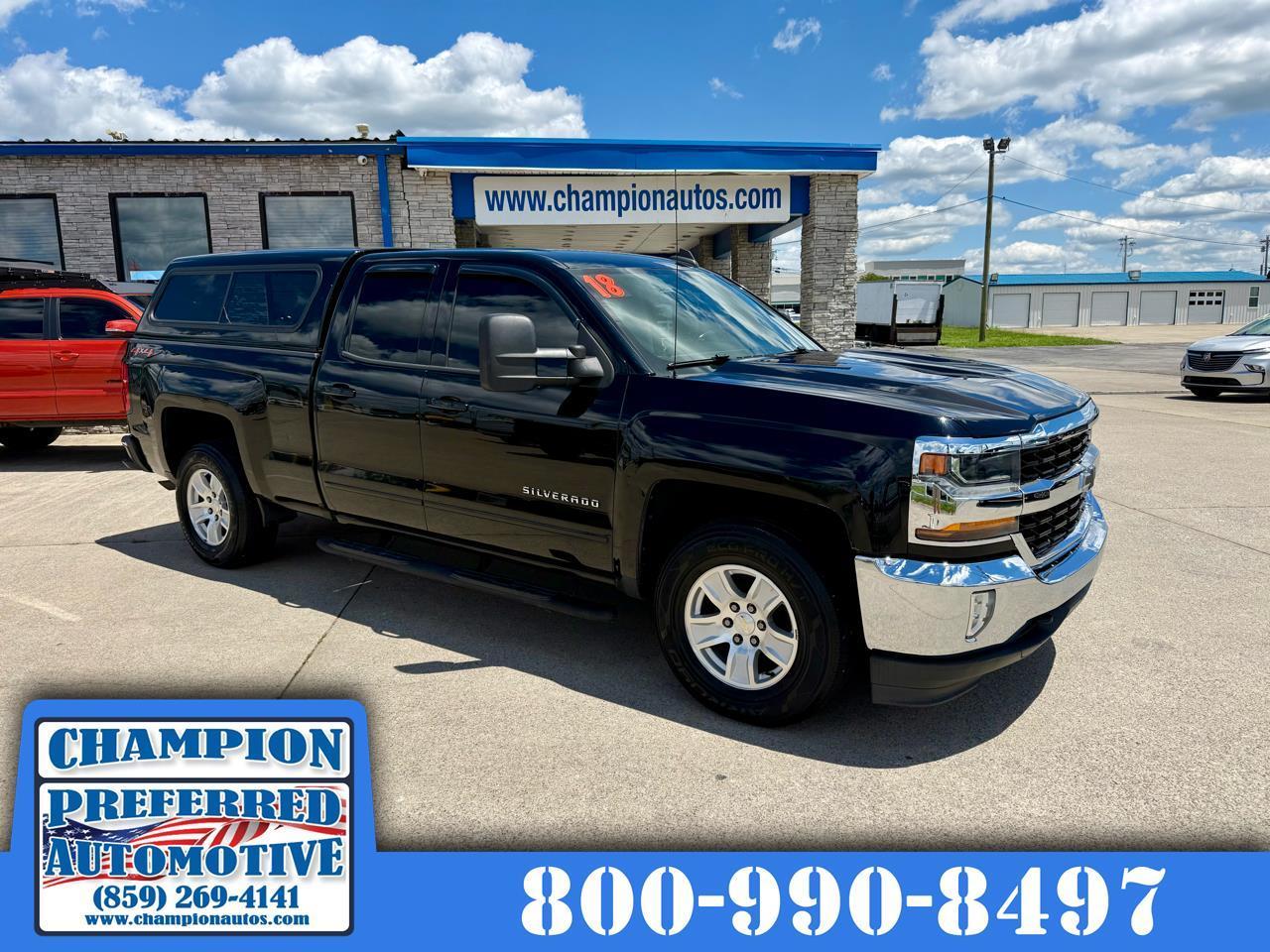 2018 Chevrolet Silverado 1500 4WD Double Cab 143.5" LT w/1LT