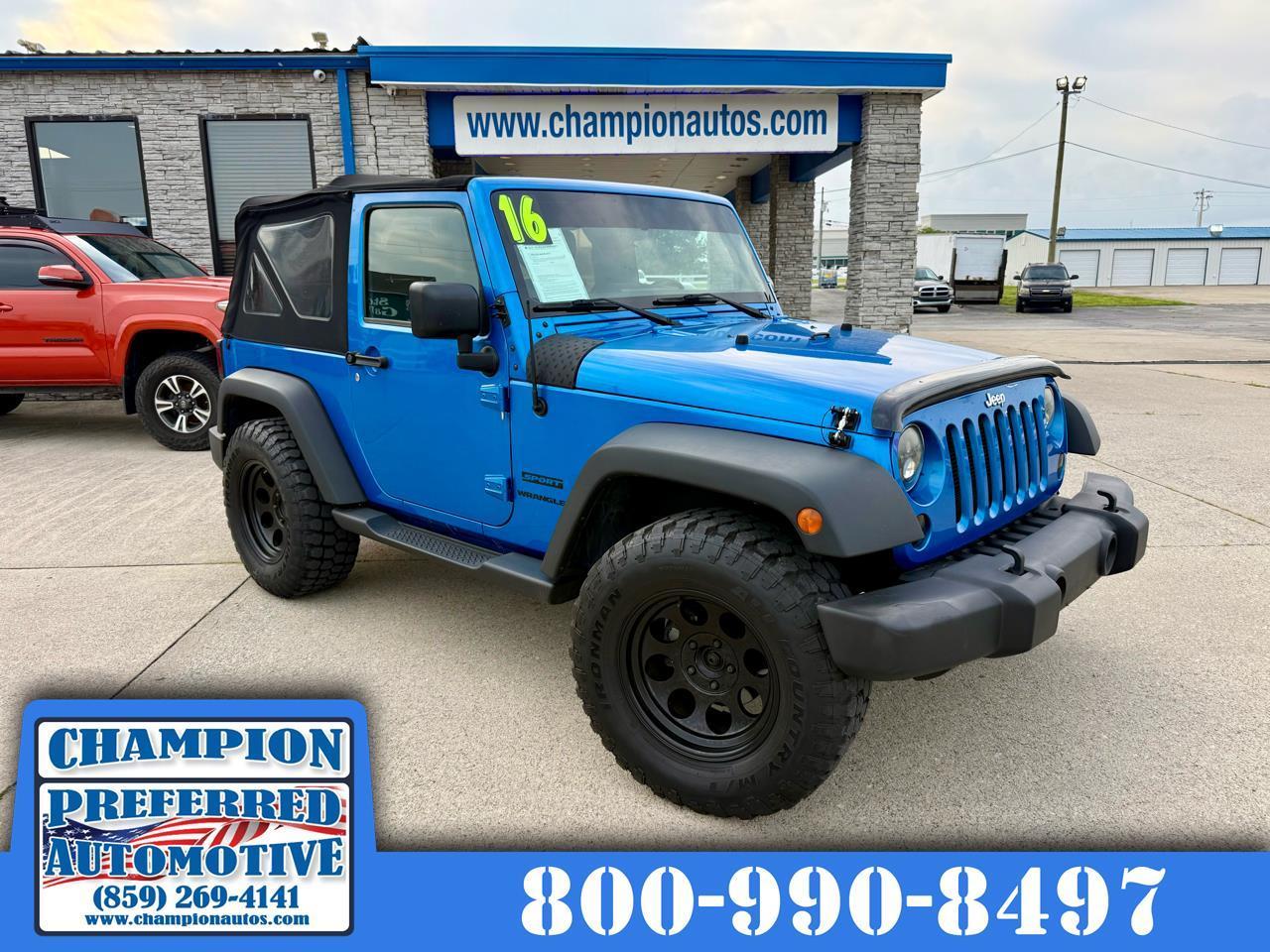 2016 Jeep Wrangler 4WD 2dr Sport