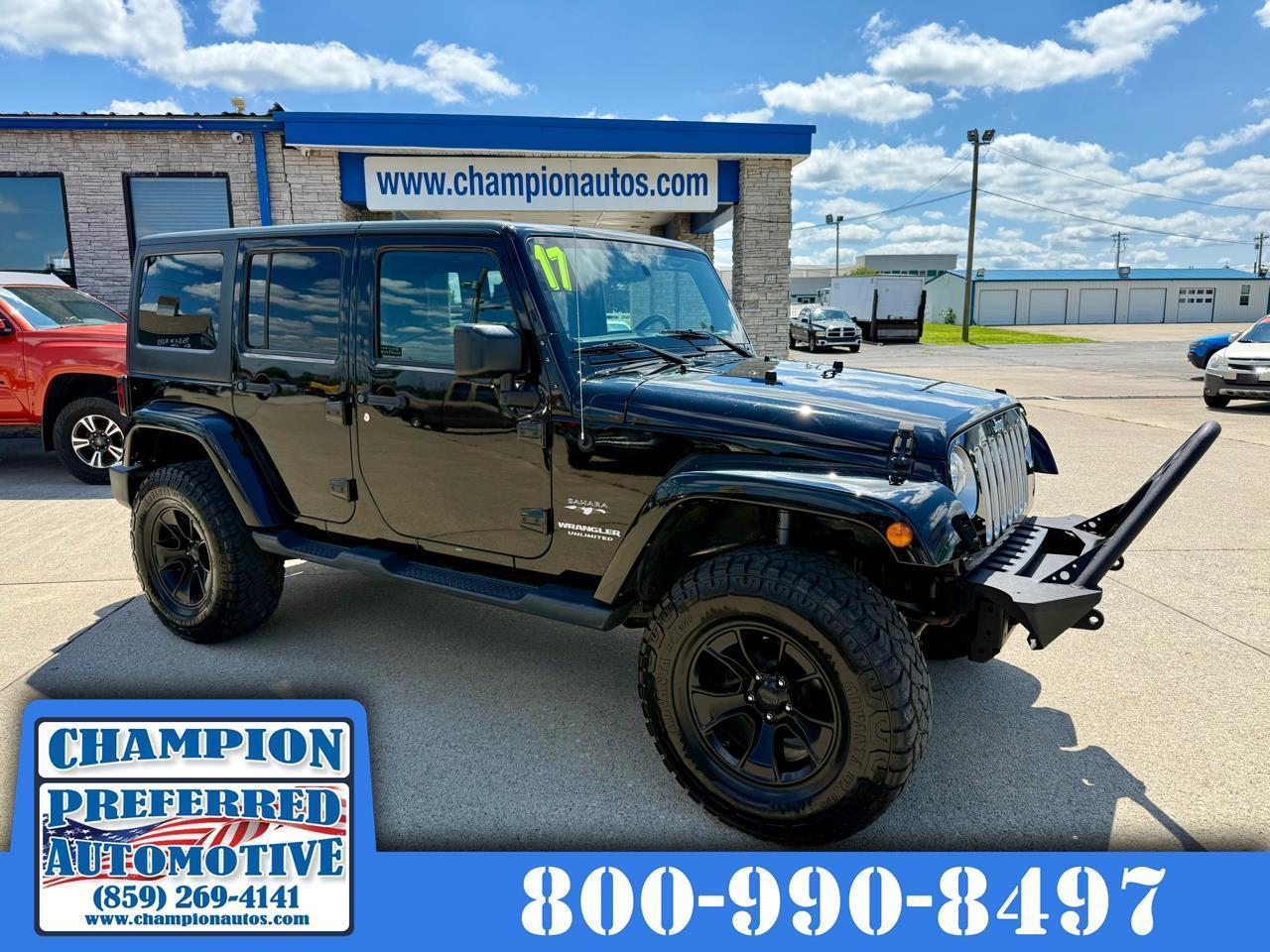 2017 Jeep Wrangler Unlimited Sahara 4x4